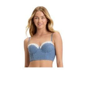 NWT Colsie Dark Blue Bralette Size XS